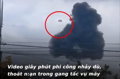 Video giây phút phi công nhảy dù, thoát n:ạn trong gang tấc vụ máy bay rơi ở Quảng Nam